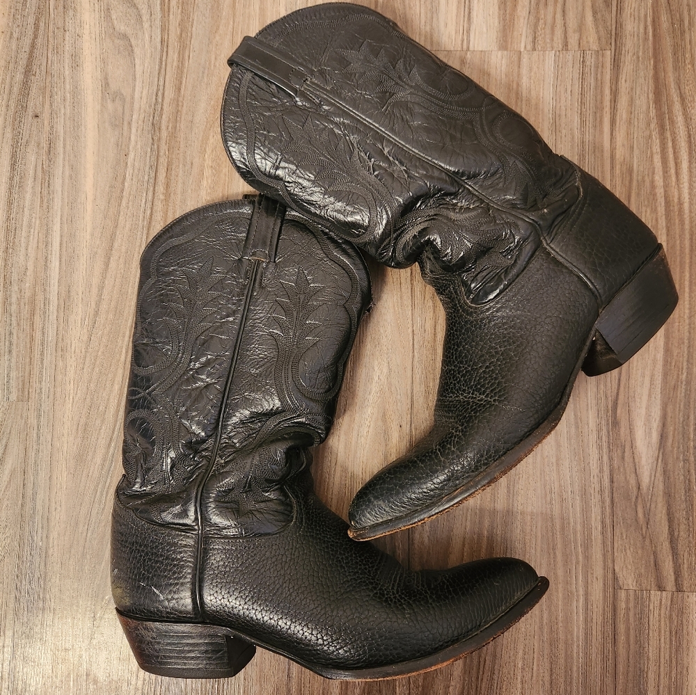 Tony lama black boots size 10.5D